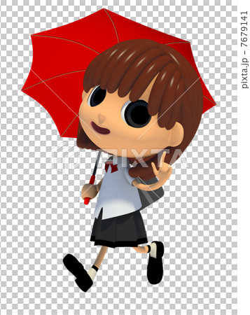 Going to school on a rainy day Going to school on a rainy day 7679141