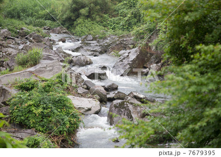 山移川の流れ 7679395