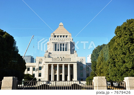 日本の中枢、国会議事堂 7679426