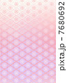 松皮菱に菊(Transparency effect in EPS10)(100×148) 7680692