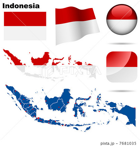 Indonesia vector set. Indonesia vector set. 7681035