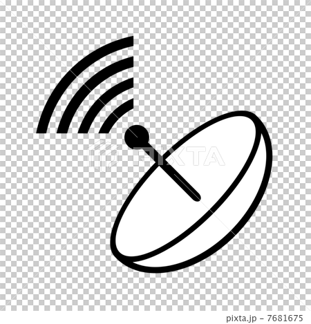 Mark of a parabola antenna Mark of a parabola antenna 7681675