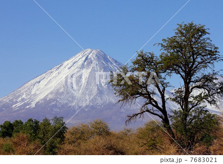 アンデスのリカンカブール火山 7683021