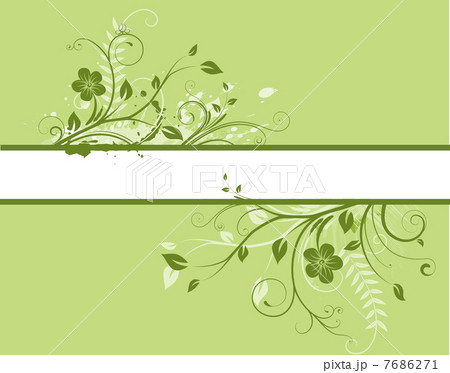 Floral Decorative banner 7686271