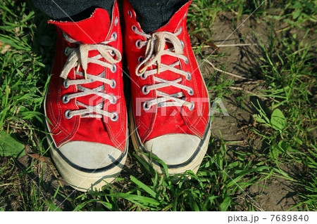 Vintage red sneakers Vintage red sneakers 7689840