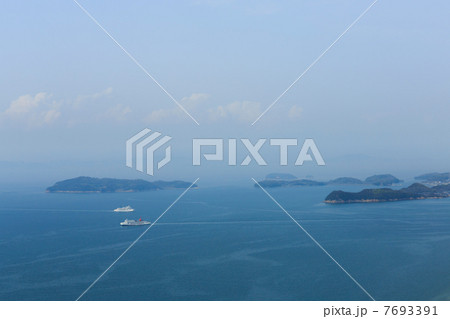 小豆島 重ね岩からの瀬戸内海の絶景 小豆島 重ね岩からの瀬戸内海の絶景 7693391