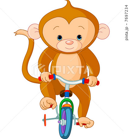 Monkey on Bicycle Monkey on Bicycle 7697234