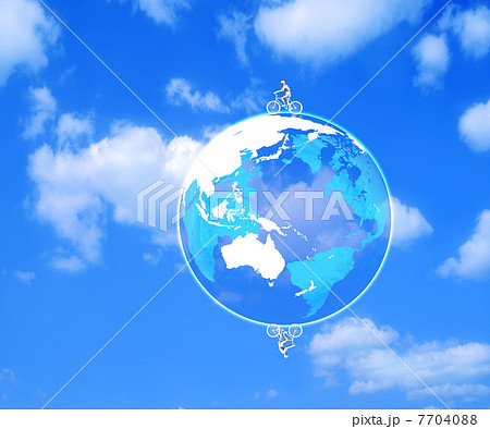 透明な地球を自転車で走る 7704088