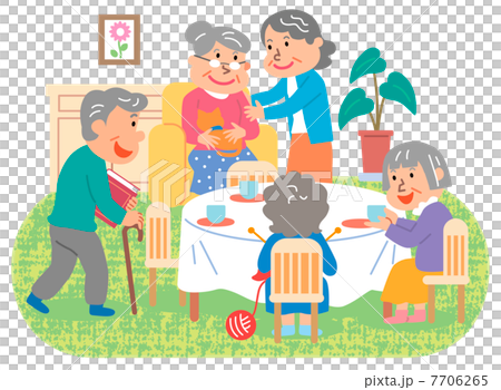 Elderly Facility Group Home Home care facility elderly illustration 7706265