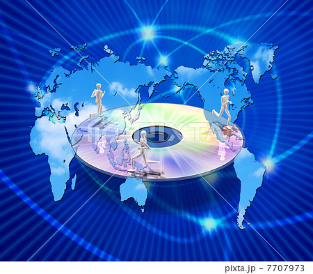 世界のインターネット空間/CDの上を走る 世界のインターネット空間/CDの上を走る 7707973