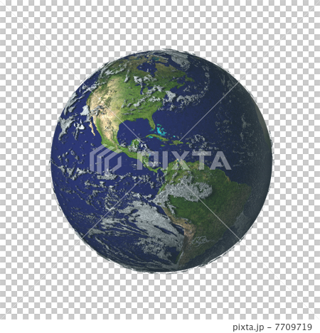 地球(背景なし,アメリカ大陸3) 地球(背景なし,アメリカ大陸3) 7709719