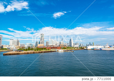 横浜みなとみらい21全景(横浜市中区、横浜港大さん橋より) 横浜みなとみらい21全景(横浜市中区、横浜港大さん橋より) 7711000