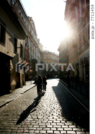 people riding by bycicle 7711459