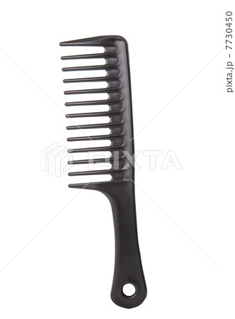 black plastic comb isolated black plastic comb isolated 7730450