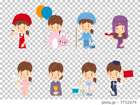 女性の職業　 7732074