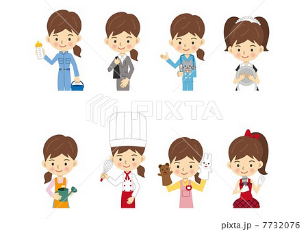 女性の職業　 7732076
