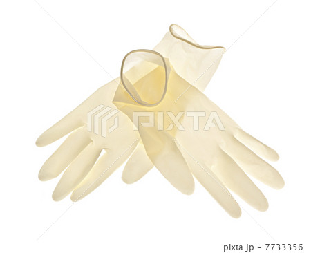 Latex gloves on white background 7733356