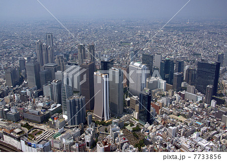 空撮の新宿副都心 空撮の新宿副都心 7733856