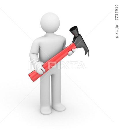 Person hold hammer Person hold hammer 7737910