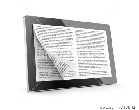 Tablet computer as E-book 7737942