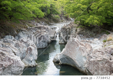新緑の猿飛千壷峡 7738452