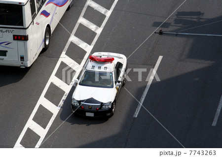 パトカー走行シーン 7743263