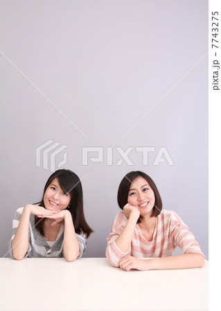 Happy young female looking at copyspace Happy young female looking at copyspace 7743275