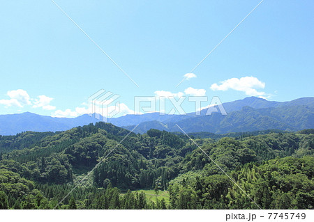 梅雨明けの祖母傾山系 梅雨明けの祖母傾山系 7745749