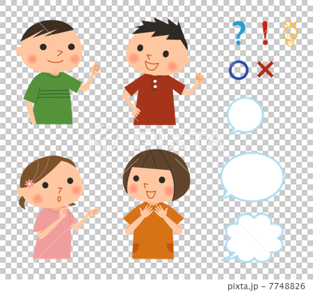 子供-話し合い 子供-話し合い 7748826