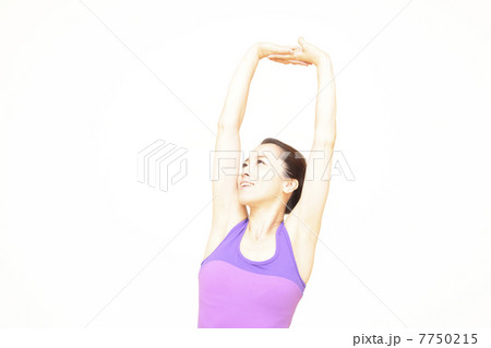 女性、ストレッチ 7750215