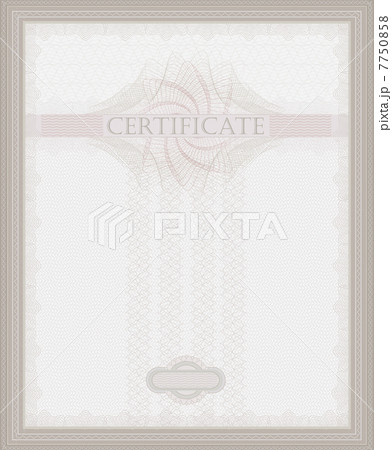 vector Certificate Guilloche template security  7750858