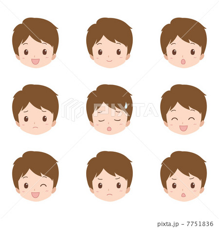 男の子/表情 7751836