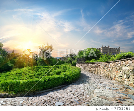 Garden near the castle Garden near the castle 7753565