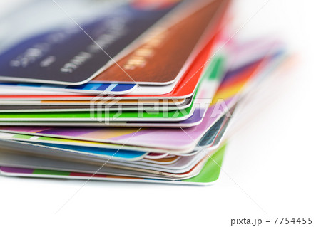 credit cards stack close up 7754455