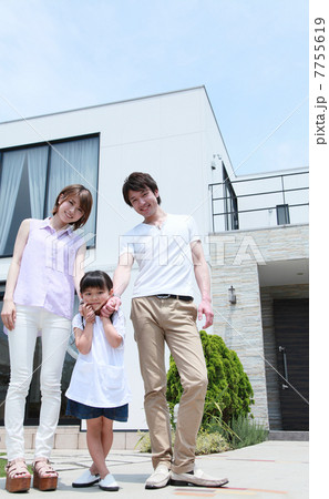 マイホーム　家族イメージ 7755619