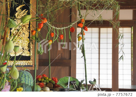 7月　イベント・行事01夏の行事・お盆 7757672