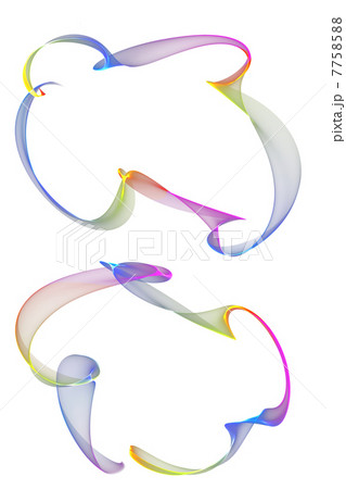 abstract ribbon frames 7758588