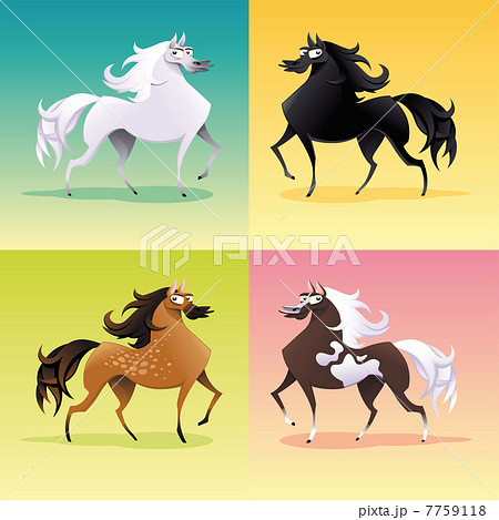 Family of horses. 7759118