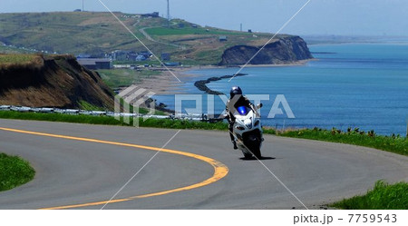 海とバイク 7759543