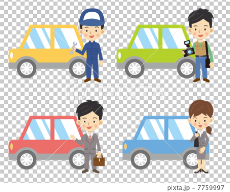 自動車とビジネスマン 7759997