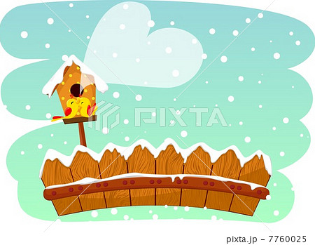 bird family in winter 7760025