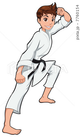 Young boy, Karate Player. 7760154