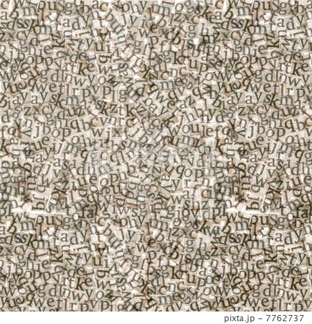 Background with aged newspaper's letters Background with aged newspaper's letters 7762737