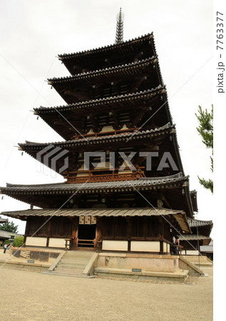 法隆寺・五重塔 7763377