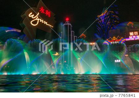 ウィンマカオの噴水ショー 7765841