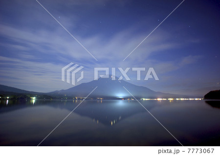 夜の逆さ富士 夜の逆さ富士 7773067