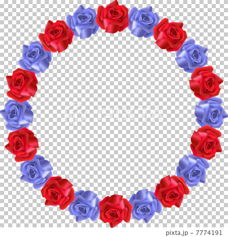 バラのリース 7774191