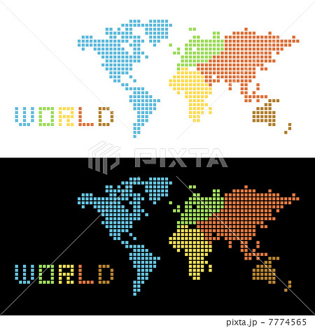五大陸の世界地図 7774565