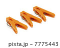 Orange plastic clothespins 7775443
