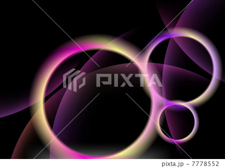Neon rings on black 7778552